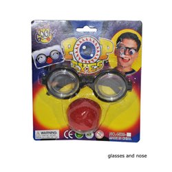 Lunettes de clown + nez