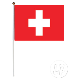 Drapeau Suisse sur Hampe