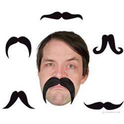 Fausse Moustache Flexible et Modulable