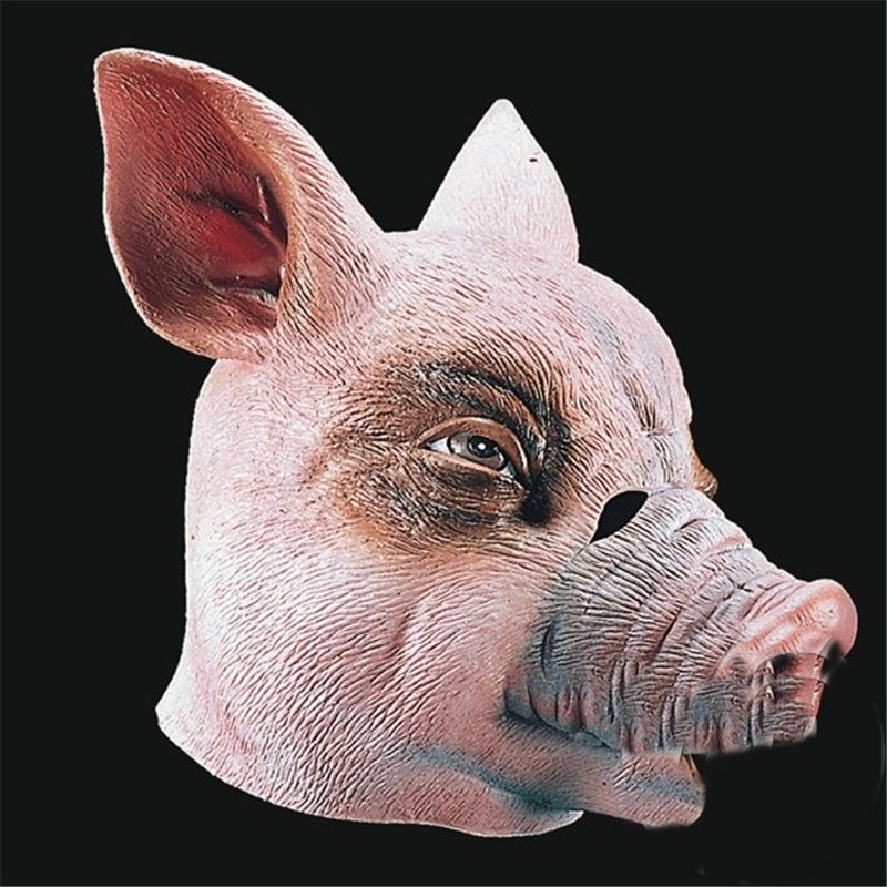 Masque de cochon en latex