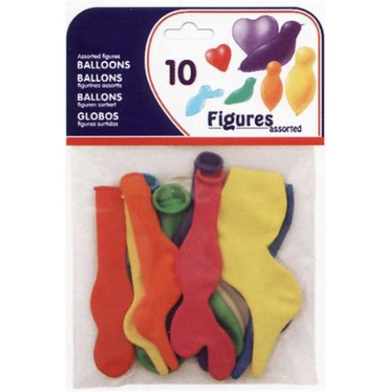 Lot de 10 Ballons de Formes Divers