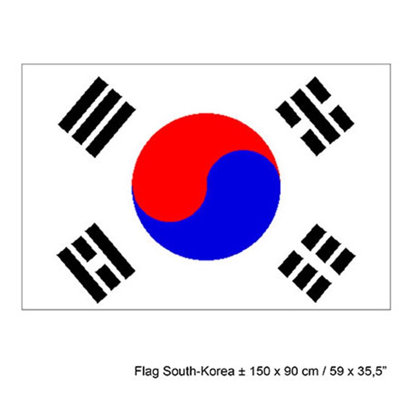 Drapeau Corée du Sud 90 x 150 cm