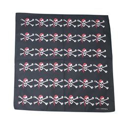 Bandana de pirate pour enfants avec accessoire de cheveux pour s'habiller.  Pirates des Caraïbes. 100 % coton avec perles et boutons. Couleur rose -   France