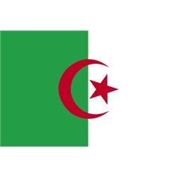 Drapeau pays Algérie 60 x 90 cm