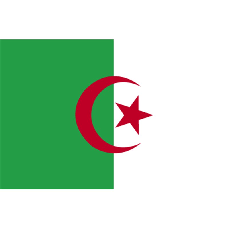 Drapeau pays Algérie 60 x 90 cm