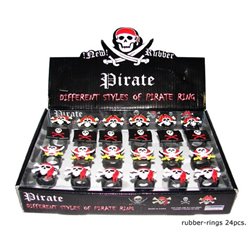 Bague Gel de Pirate à Différents Motifs