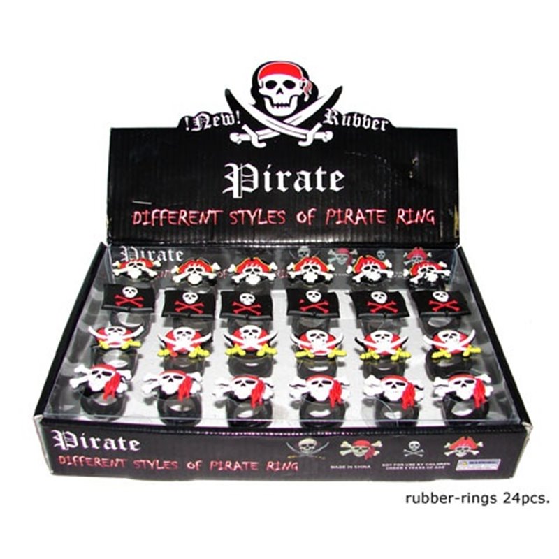 Bague Gel de Pirate à Différents Motifs