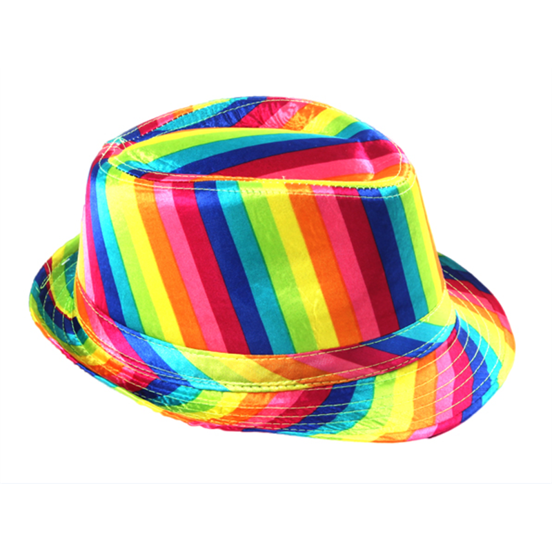 Chapeau Borsalino Brillant Arc-en-ciel