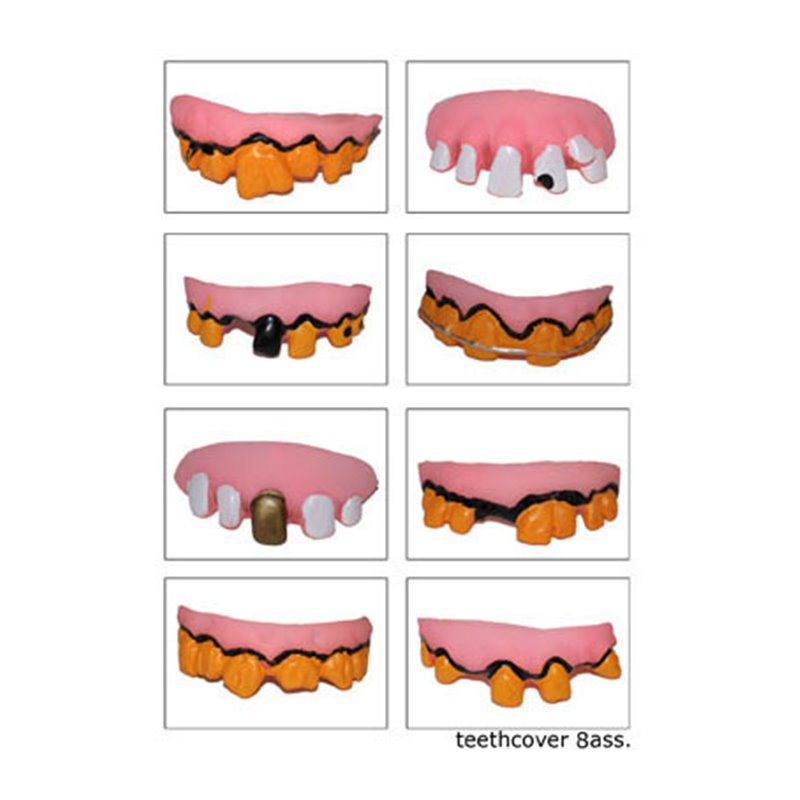 Dentier d'Horreur en Plastique Mou