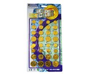 Lot de 64 Monnaies de Pirate en Plastique Doré