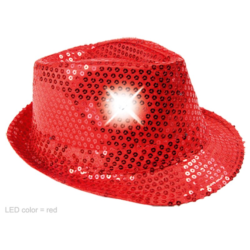 Chapeau Tribly Borsalino à Sequins Lumineux Super Brillants