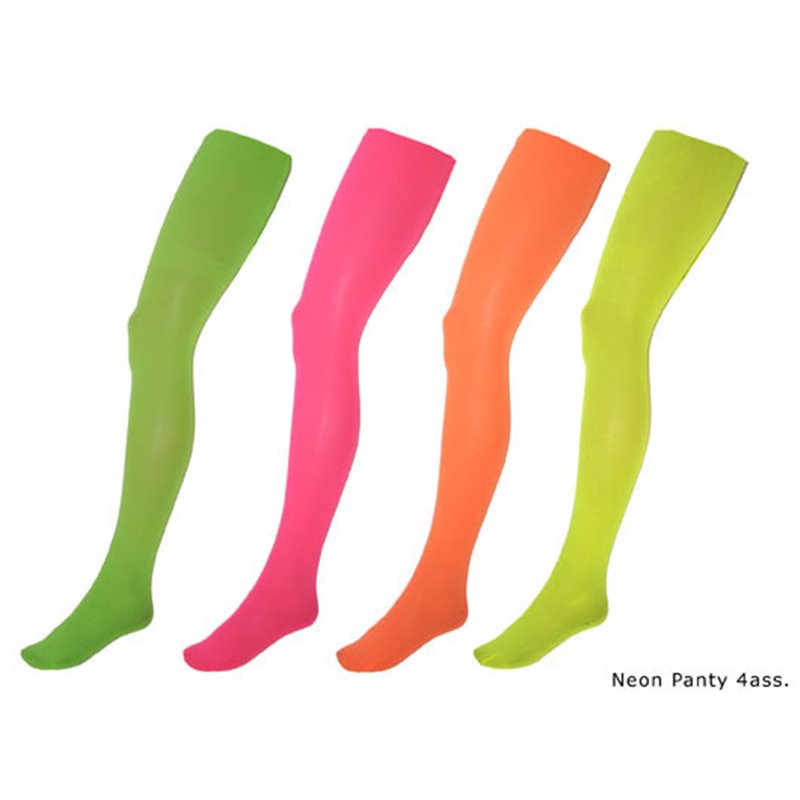 Collant pour Femme Néon Fluo Phosphorescents de Coloris Différents