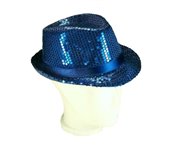 Chapeau Tribly Borsalino à Sequins de Coloris Différents