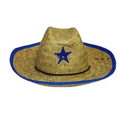 Chapeau cowboy en paille enfant : Deguise-toi, achat de Accessoires