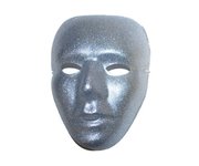 Masque Visage à Paillette Argenté ou Doré