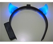 Serre-Tête Lumineux en Cornes de Diable aux Différentes Couleurs
