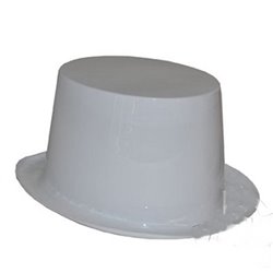 Chapeau haut de forme en plastique