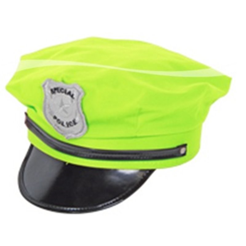 Casquette de police colorée