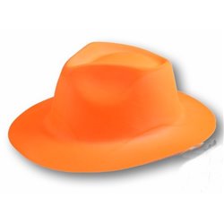 Chapeau imitation Borsalino en PVC