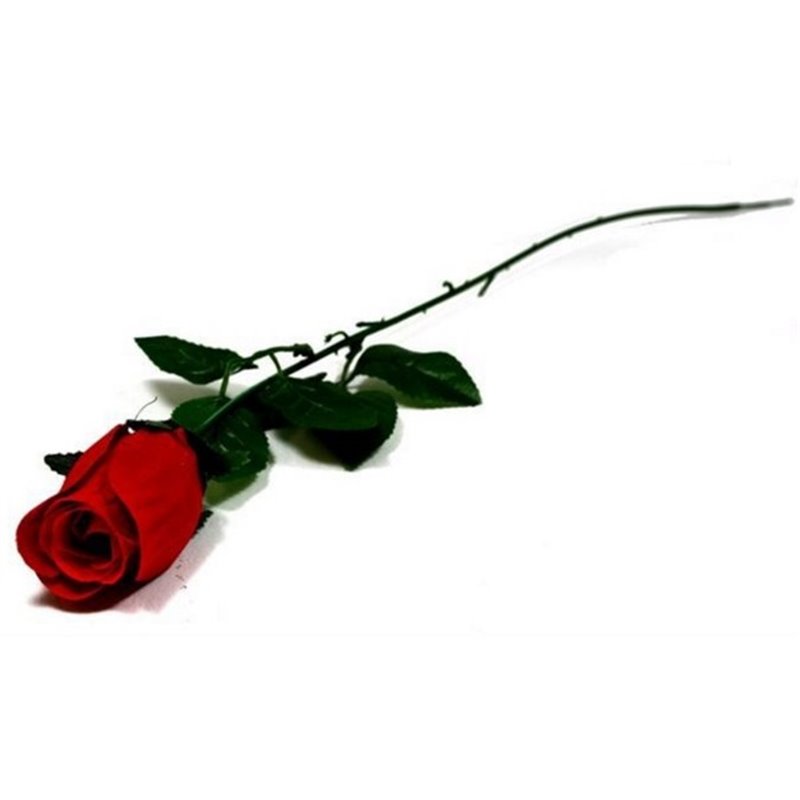 Fleur Artificielle Rose Velours de Longueurs Différentes