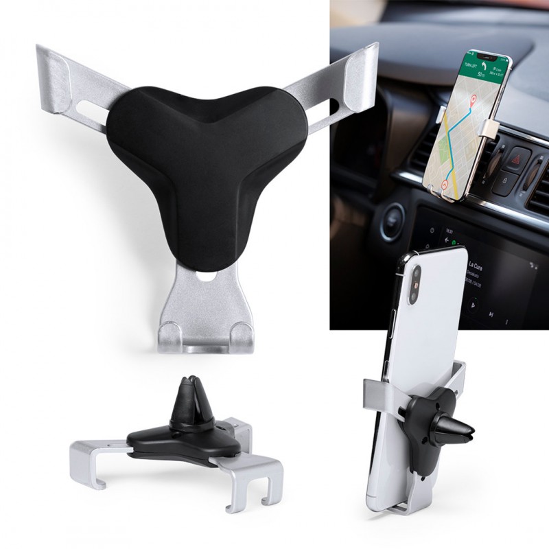 Support pour smartphone xxl adaptable grille de voiture lietor