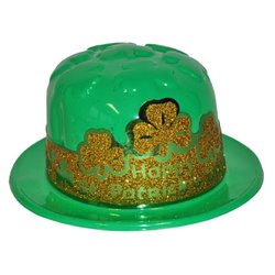 Chapeau "Happy Sant-Patrick" en PVC