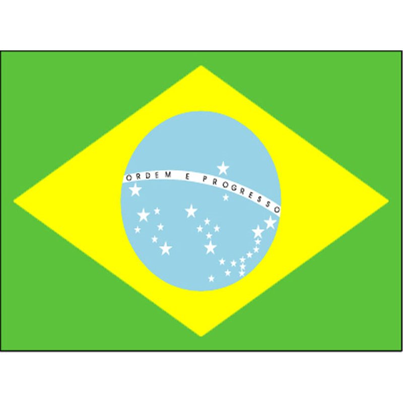 Drapeau de Brésil en Polyester