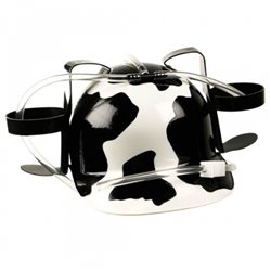 Casque à Boissons Motif Vache