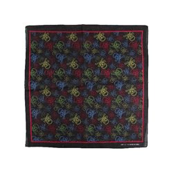 Bandana de pirate multicolore à crânes