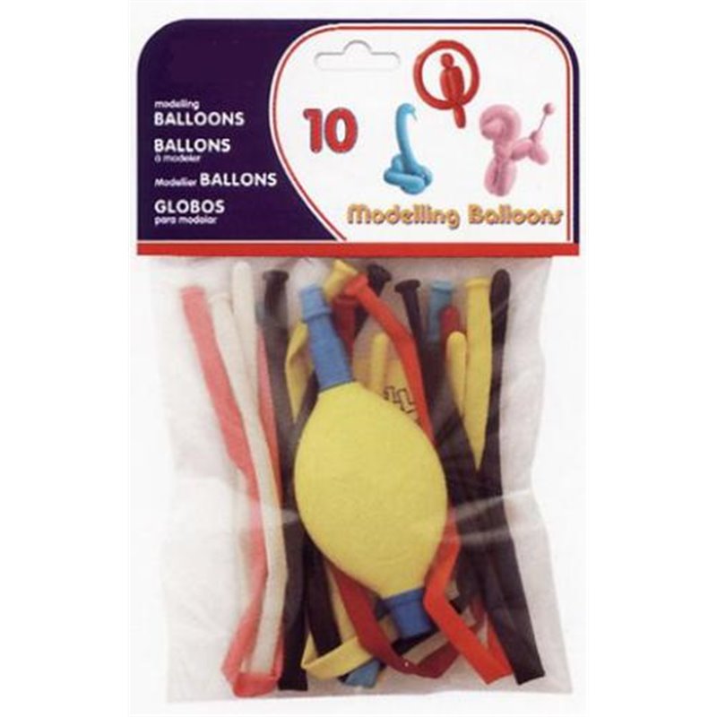 Ballons à modeler (lot de 10)