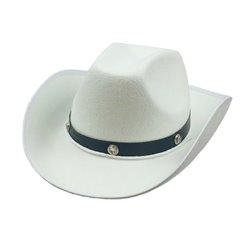 Chapeau de cowboy blanc