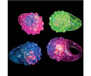 Bague lumineuse framboise Mix
