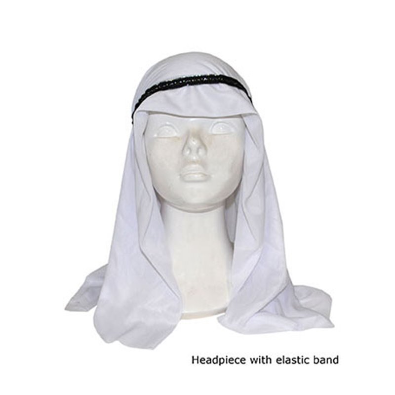 Turban avec bandeau élastique