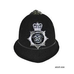 Casque Policier Londonien Noir Luxueux