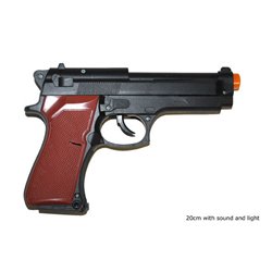 Pistolet sonore et lumineux 20cm