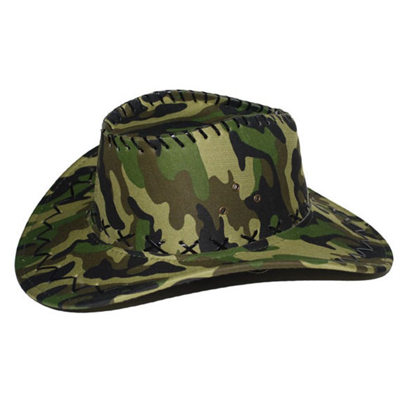 Chapeau cowboy toile army