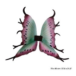 Ailes de fée papillon de couleur rose & vert