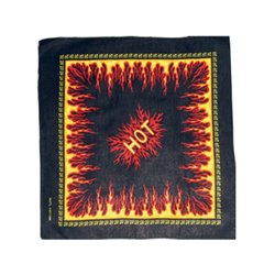 Bandana "HOT" avec flammes