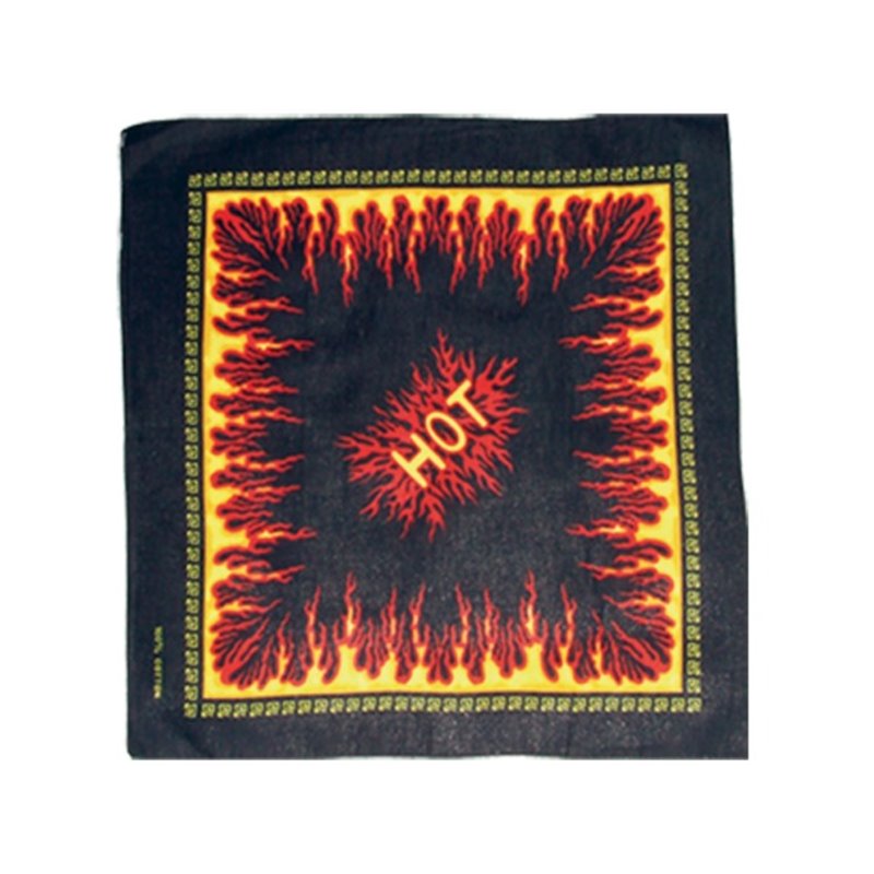 Bandana "HOT" avec flammes