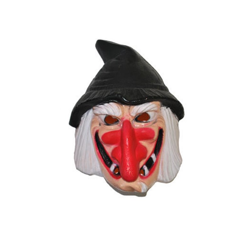 Masque Coque Sorcière Nez Rouge