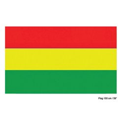 Drapeau Rouge Jaune Vert avec Gaine