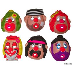 Masque Coque de Clown pour Enfant Mix III