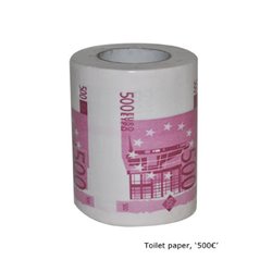 Papier Toilettes avec Motif Billet de 500 ¤