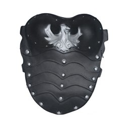 Armure de chevalier noir en mousse 50cm