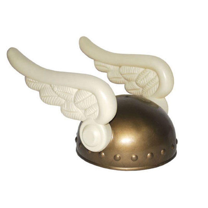 Casque de Gaulois Pour Enfant de Couleur Doré et avec 2 Ailes