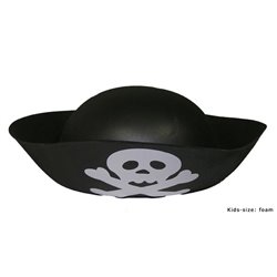 Chapeau de pirate en mousse pour enfant