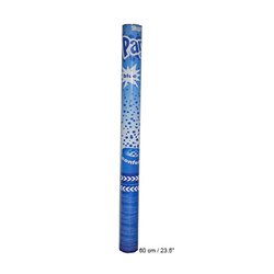 Bombe à Confettis Popper 60 cm Bleu Premium