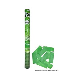 Bombe à Confettis Popper 60 cm Vert Premium