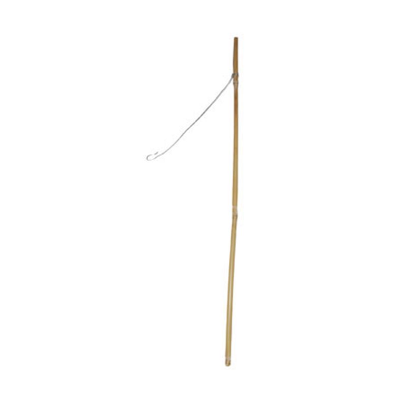 Porte-lampion en bois de bambou 64cm
