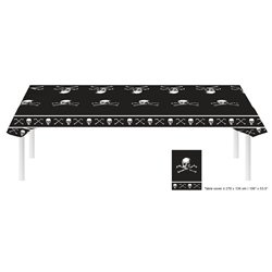 Nappe en Plastique Pirate Noir